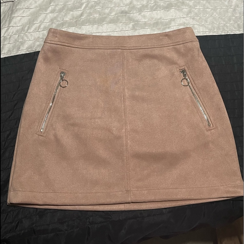 Forever 21 Pink Velour Skirt